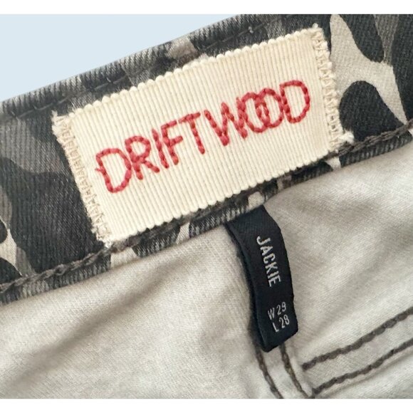 DRIFTWOOD Jackie Skinny Grey Animal Print Jeans Size 29 - Picture 7 of 8